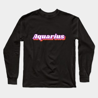 Aquarius Long Sleeve T-Shirt